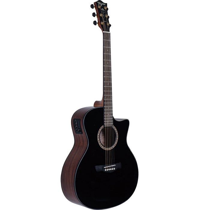 GUITARRA ELECTROACUSTICA CALIFORNIA EQ BK D BK COLOR NEGRO Música